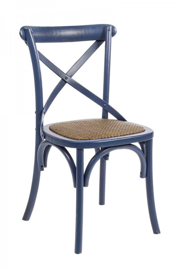 Καρέκλα  CROSS BLUE 46x42x87 εκ.