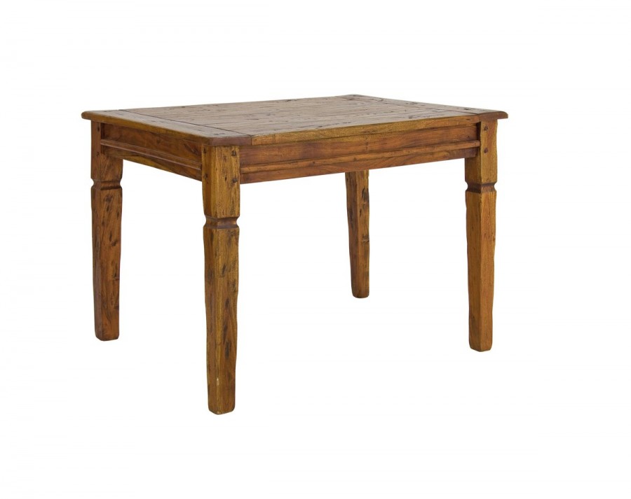 Τραπέζι CHATEUX από μασίφ indian ξύλο 90x90x76 εκ