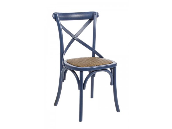 Καρέκλα CROSS BLUE 46x42x87 εκ.