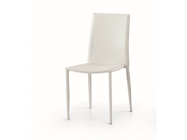 Καρέκλα WHITE VELVET modern style
