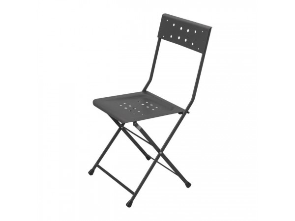 Καρέκλα σπαστή σιδερένια NOIR σε χρωματισμο grigio graffite 38x37.5x88 εκ.