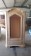 Ντουλάπα-Παπουτσοθήκη Άβαφη Ανοιγόμενη Ξύλινη με 1 πόρτα και 1 συρτάρι Portascarpe 111x61x198 εκ.