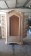 Ντουλάπα-Παπουτσοθήκη Άβαφη Ανοιγόμενη Ξύλινη με 1 πόρτα και 1 συρτάρι Portascarpe 111x61x198 εκ.
