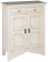 Μπουφές BIANCO σε μασίφ ξύλο με Λευκό Χρωματισμό και  Πατίνα Decape με 2 πόρτες και 1 συρτάρι 85x37x115 εκ.