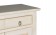 Μπουφές BIANCO σε μασίφ ξύλο με Λευκό Χρωματισμό και  Πατίνα Decape με 2 πόρτες και 1 συρτάρι 85x37x115 εκ.