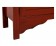Μπουφές ROSSANO SMALL σε μασίφ ξύλο με Κόκκινο Χρωματισμό και Μαύρη Πατίνα 100x37x84 εκ. 