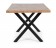 Τραπέζι ARDEN από μασίφ ξύλο Μάνγκο και μεταλλικά πόδια 150x90x77 εκ.