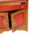 Μπουφές CILIEGIO SMALL σε μασίφ ξύλο με Κερασιά και Κόκκινο χρωματισμό 100x37x84 εκ.