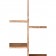 Ραφιέρα Μασίφ Ξύλινη σε φυσική απόχρωση με 11 ράφια 121x36x200 εκ.