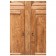 Μπουφές Μασίφ Ξύλινος σε φυσική απόχρωση  με 2 συρτάρια και 2 πόρτες 110x45x103 εκ.