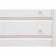 Συρταριέρα Μασίφ Ξύλινη σε απόχρωση λευκό αντικέ με 3 συρτάρια 100x48x85 εκ.