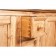 Μπουφές Μασίφ Ξύλινος σε φυσική απόχρωση με 4 συρτάρια και 2 πόρτες 135x45x92 εκ.
