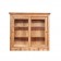 Βιτρίνα Μασίφ Ξύλινη σε φυσική απόχρωση με 4 πόρτες συρόμενες και 6 συρτάρια 142x50x225 εκ.