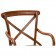 Καρέκλα Μασίφ Ξύλινη σε απόχρωση καρυδιάς 50x43x89 εκ.