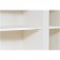 Βιτρίνα Μασίφ Ξύλινη σε απόχρωση λευκό αντικέ με 9 πόρτες και 4 συρτάρια 156x50x200 εκ.
