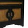 Μπουφές BICOLORE SMALL σε μασίφ ξύλο με Κερασιά και Μαύρο Αντικέ χρωματισμό 100x37x84 εκ.