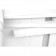 Τραπέζι Μασίφ Επεκτεινόμενο Ξύλινο Country  σε απόχρωση λευκό αντικέ 120x80x80 εκ.