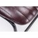 Καρέκλα από οικολογικό δέρμα και μεταλλικά πόδια DEBBIE BORDEAUX 44x55x73 εκ.